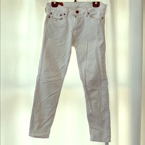 Hollister skinny jeans white size 30